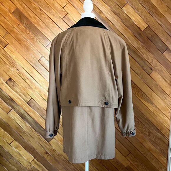 Vintage 80s Light Brown Long Chore/Barn Jacket - Picture 3 of 6